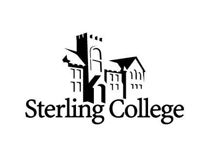 logo of Sterling College with building outline in the logo