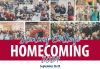 Graphic for Homecoming featuring a collage of photos of from Homecoming